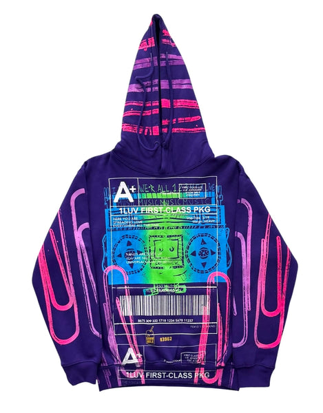 Positive Shipping Label Hoodie (Size Small)