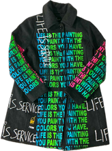 Load image into Gallery viewer, Life Is The Painting You Paint Overcoat (Size Large)
