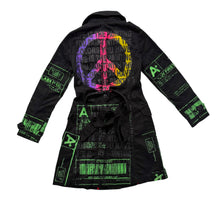 Load image into Gallery viewer, Life is The Painting You Paint Overcoat (Size Small)
