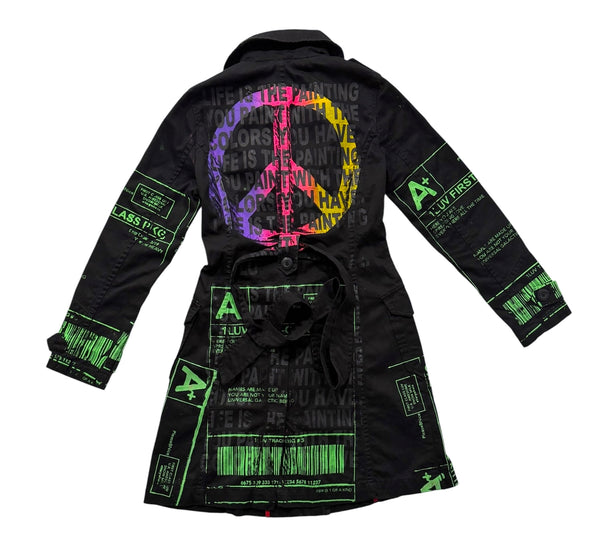 Life is The Painting You Paint Overcoat (Size Small)
