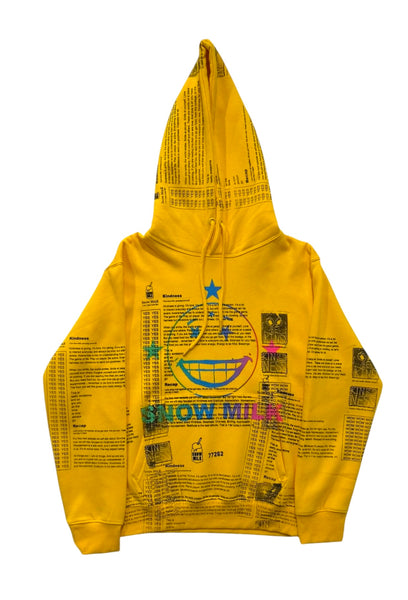 Snow Milk Kindness Hoodie (Size Small)