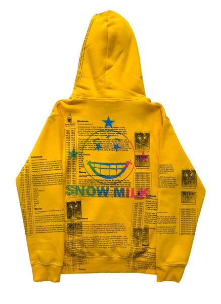 Snow Milk Kindness Hoodie (Size Small)