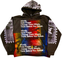 Load image into Gallery viewer, Words Hold Power 14.oz Hoodie (Size XL)
