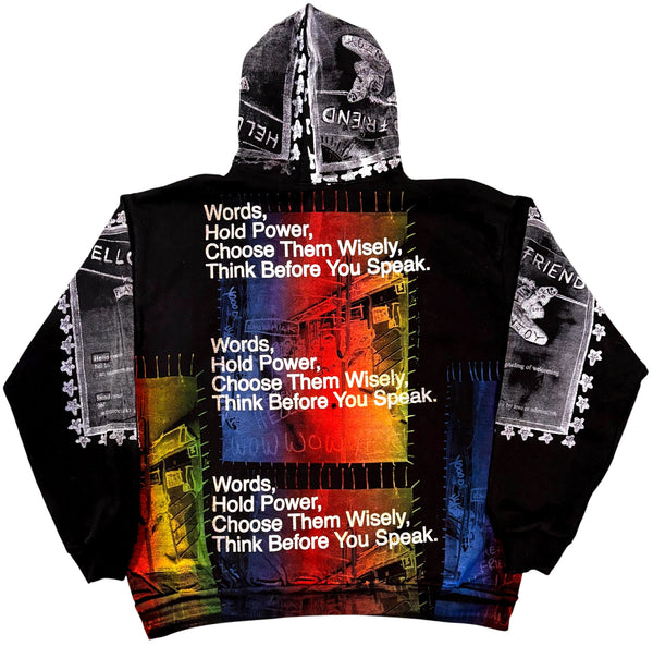 Words Hold Power 14.oz Hoodie (Size 2XL)