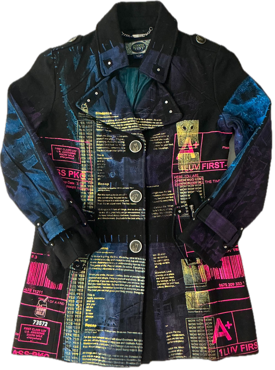 Snow Milk Kindness Overcoat (Size Large)