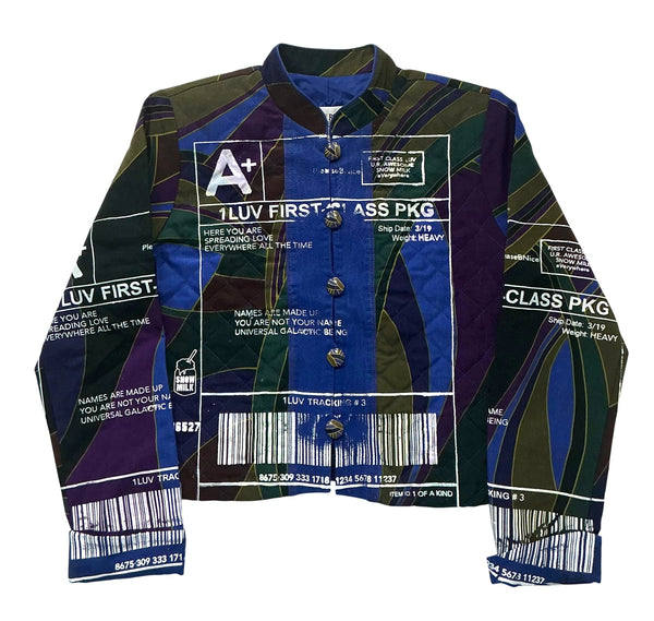 Positive Shipping Label Vintage Blazer (Size Women's Small)