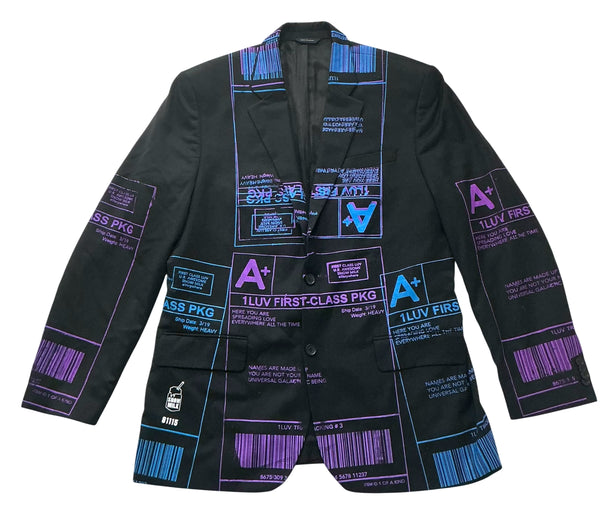 Positive Shipping Label Blazer (Size 44L)