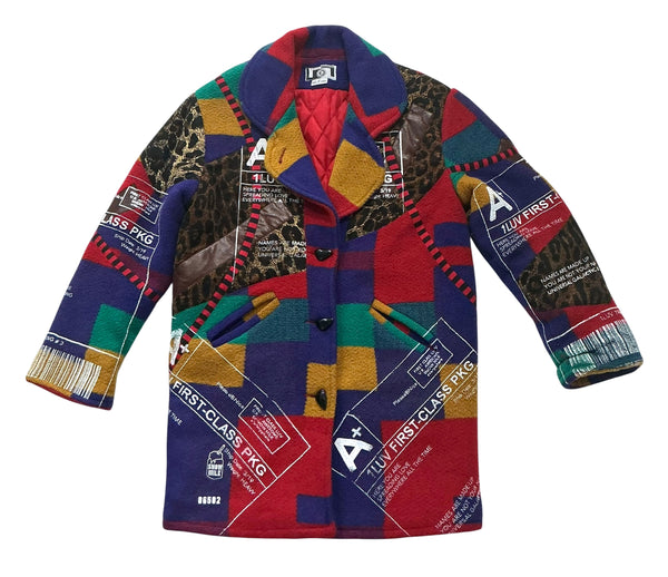 Positive Shipping Label Vintage Coat (Size Women's 8P)