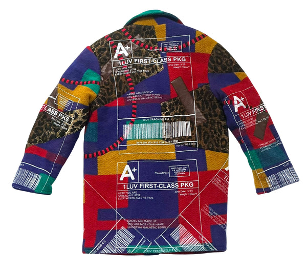Positive Shipping Label Vintage Coat (Size Women's 8P)
