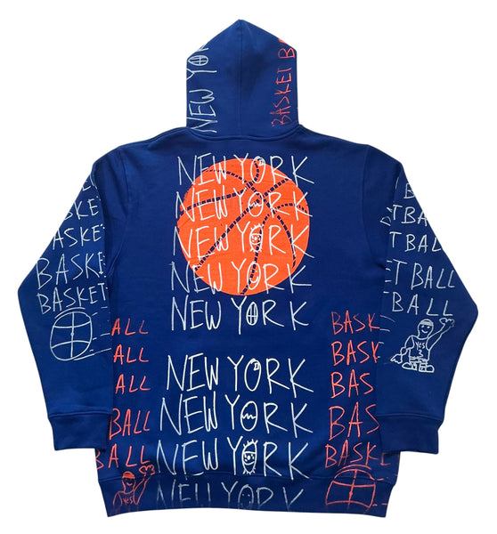 New York Basketball Hoodie (Size 2XL)