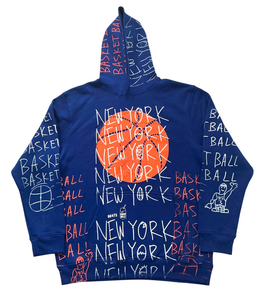 New York Basketball Hoodie (Size 2XL)