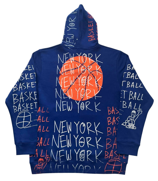 New York Basketball Hoodie (Size 2XL)