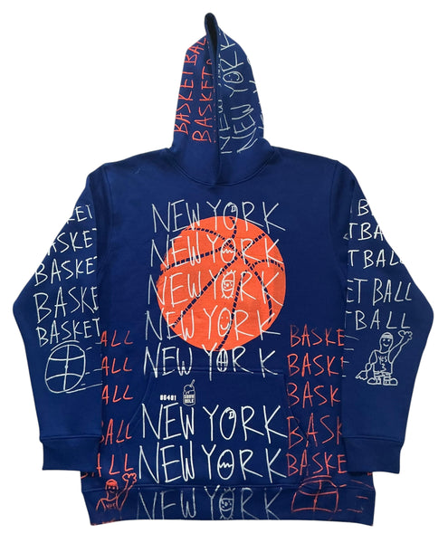 New York Basketball Hoodie (Size 2XL)