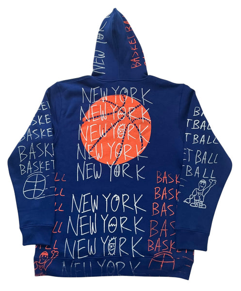 New York Basketball Hoodie (Size 2XL)