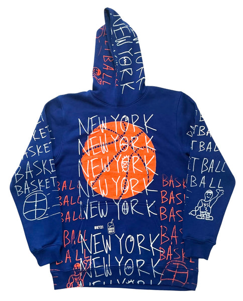 New York Basketball Hoodie (Size Large)