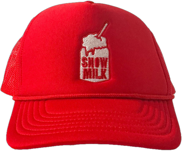 Snow Milk Foam Mesh-Back Trucker Hat