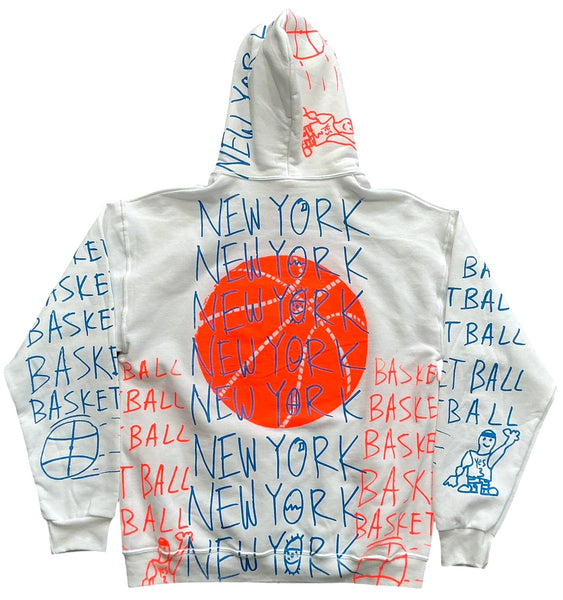 New York Basketball Hoodie (Size Large)