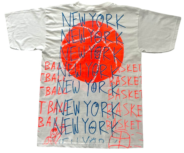New York New York Basketball Tee (Size Youth Medium)