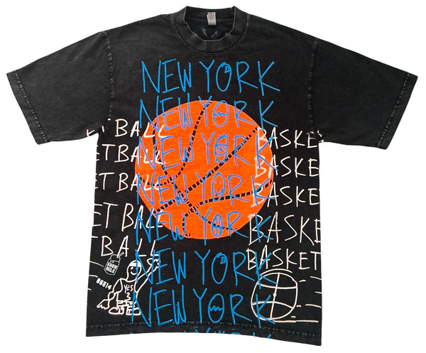 New York New York Basketball 6.5oz Tee (Size Small)