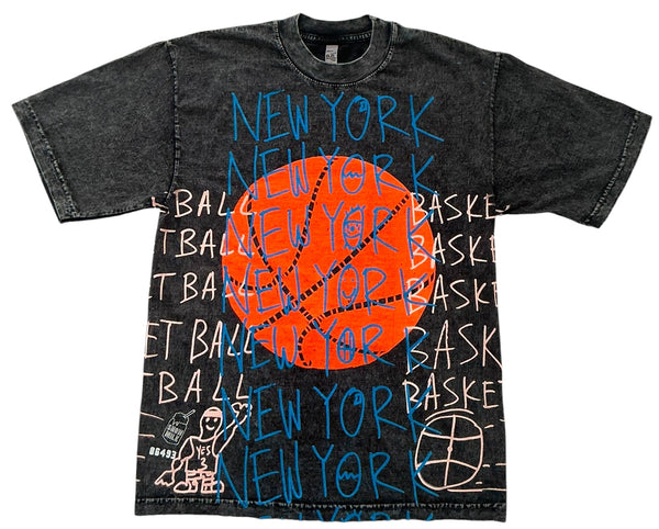 New York New York Basketball 6.5oz Tee (Size Small)