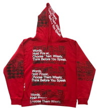 Load image into Gallery viewer, Words Hold Power Hoodie (Size XL)
