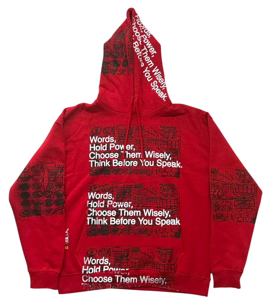 Words Hold Power Hoodie (Size XL)