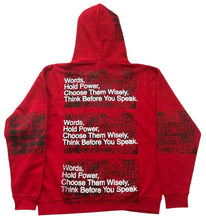Load image into Gallery viewer, Words Hold Power Hoodie (Size XL)
