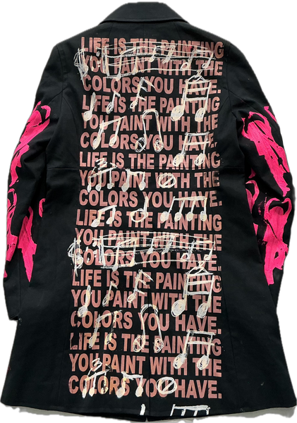 Life Is The Painting You Paint Overcoat (Size XS)
