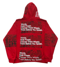 Load image into Gallery viewer, Words Hold Power Hoodie (Size Large)
