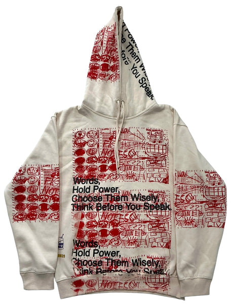 Words Hold Power Hoodie (Size Medium)