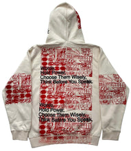 Load image into Gallery viewer, Words Hold Power Hoodie (Size Medium)
