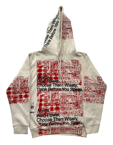 Words Hold Power Hoodie (Size Small)