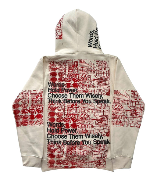 Words Hold Power Hoodie (Size Small)