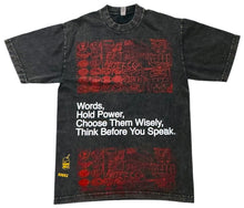 Load image into Gallery viewer, Words Hold Power 6.5oz Tee (Size Small)
