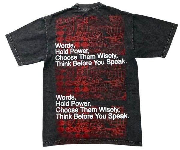Words Hold Power 6.5oz Tee (Size Small)