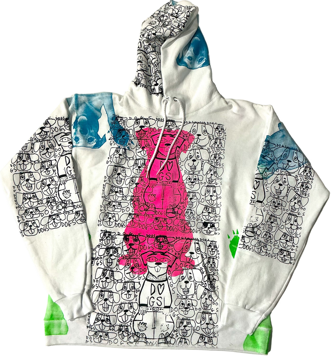 Cats & Dogs Hoodie (Size Medium)