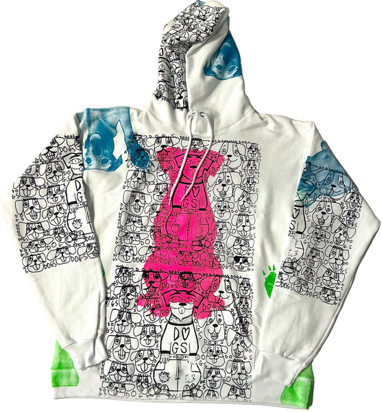 Cats & Dogs Hoodie (Size Medium)