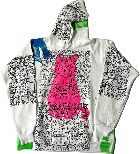 Cats & Dogs Hoodie (Size Medium)