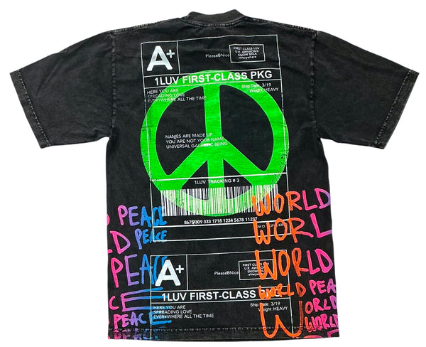 Positive Shipping Label 6.5oz Tee (Size Large)