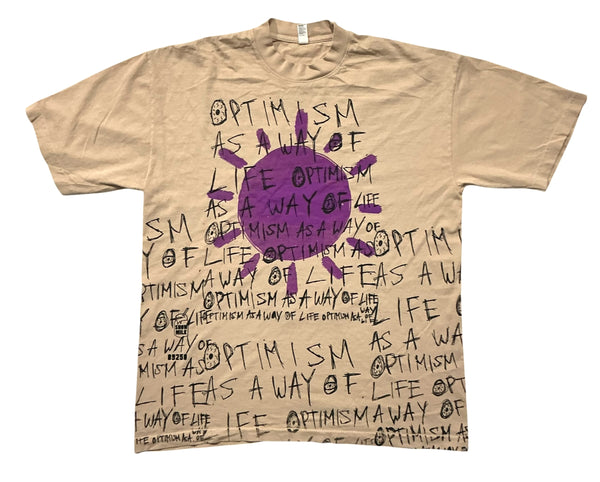 Optimism As A Way of Life 6.5oz Tee (Size Large)