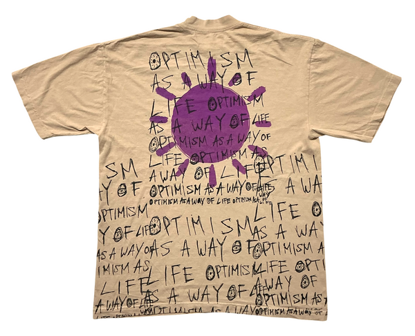 Optimism As A Way of Life 6.5oz Tee (Size Large)