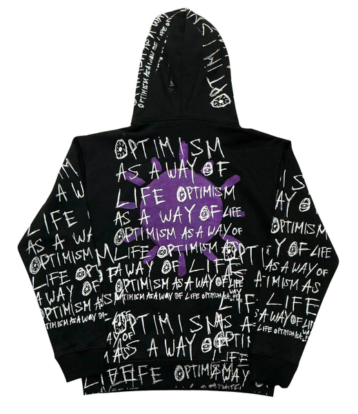 Optimism As A Way Of Life Hoodie (Size Small)