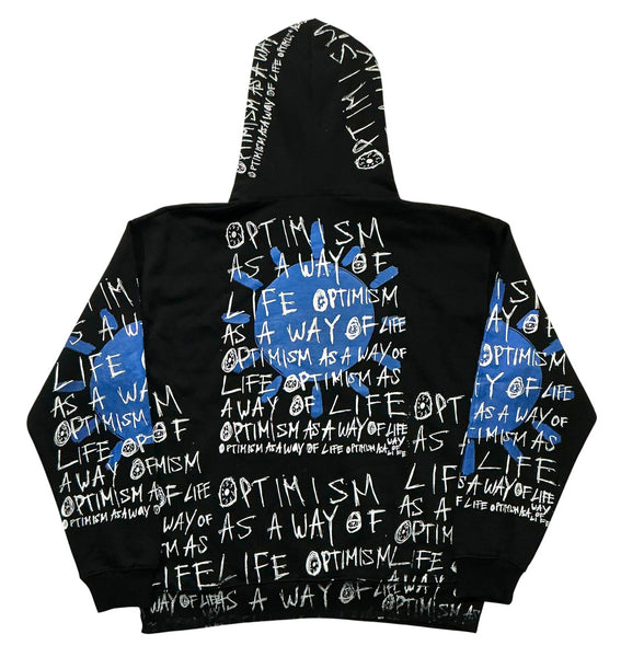 Optimism As A Way Of Life Hoodie (Size XL)