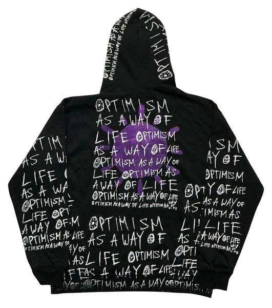 Optimism As A Way Of Life Hoodie (Size XL)