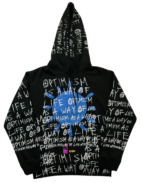 Optimism As A Way Of Life Hoodie (Size Small)