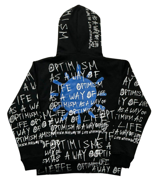 Optimism As A Way Of Life Hoodie (Size Small)