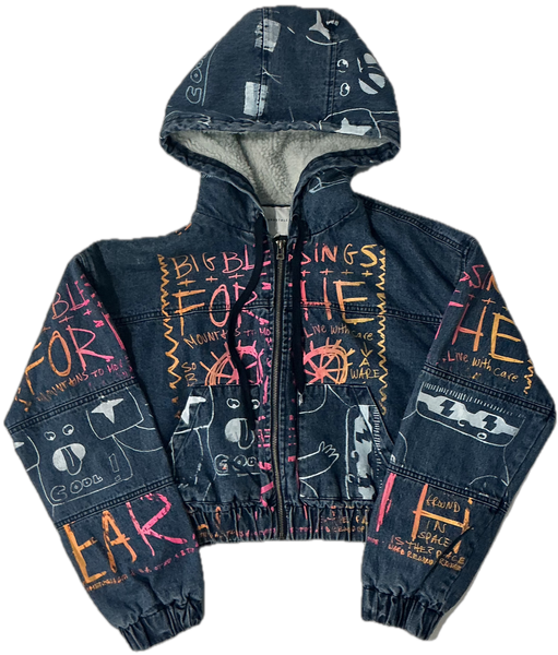 Earth Blessings Denim Jacket (Size Small)
