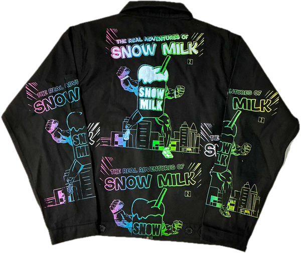 Snow Milk Comic Book Workwear Jacket (Size XLarge)