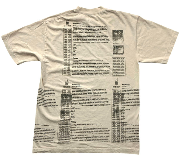 Snow Milk Kindness 6.5oz Tee (Size Medium)