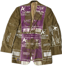 Load image into Gallery viewer, Positive Shipping Label Blazer (Size 40L)
